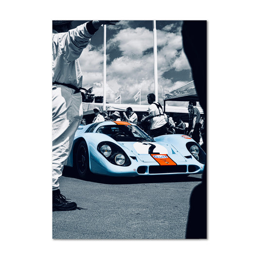 Porsche 917K - 1970 Daytona Winner - Gulf Edition Canvas Art