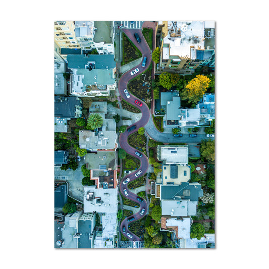 Lombard Street, San Francisco Canvas Art