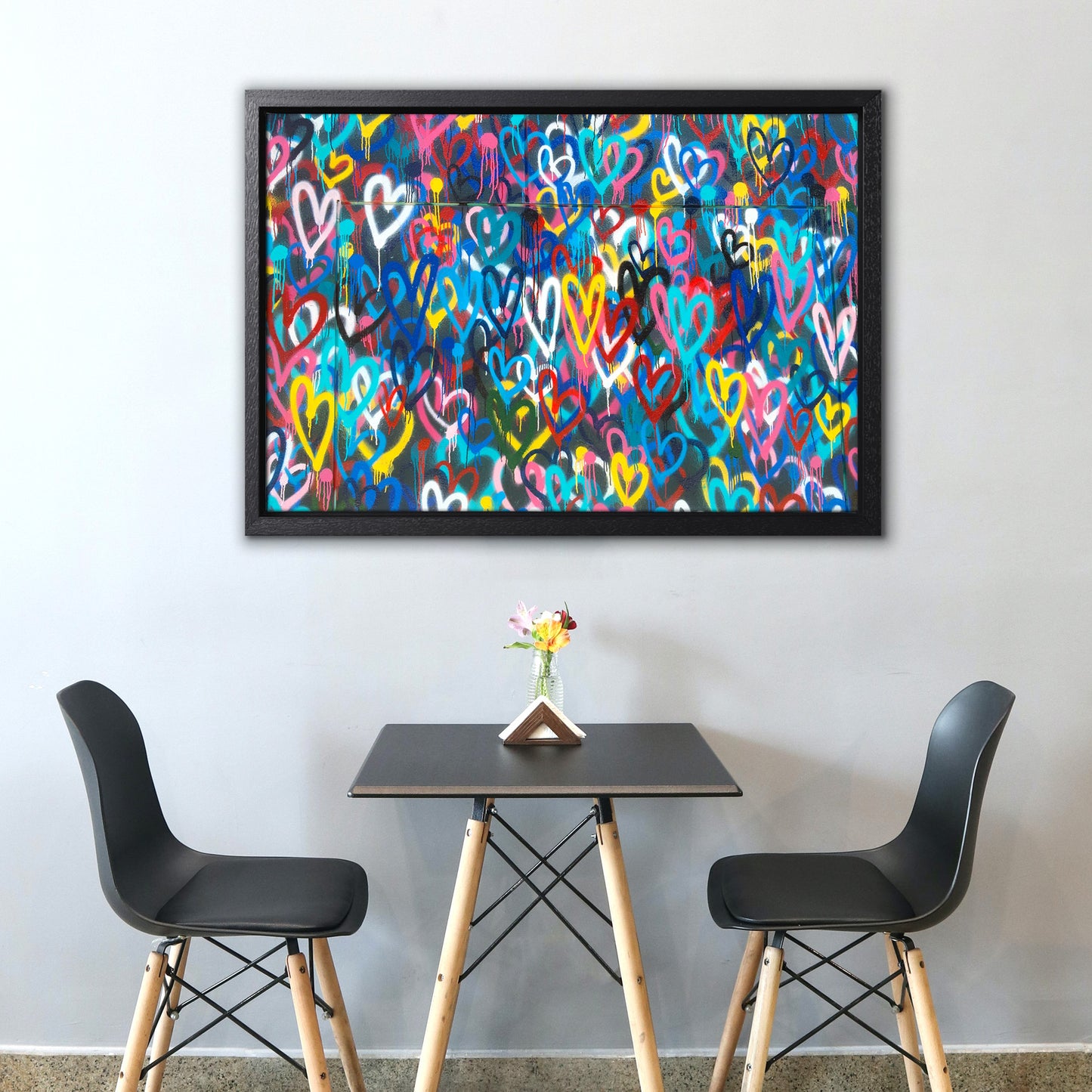 Love Hearts Canvas Art