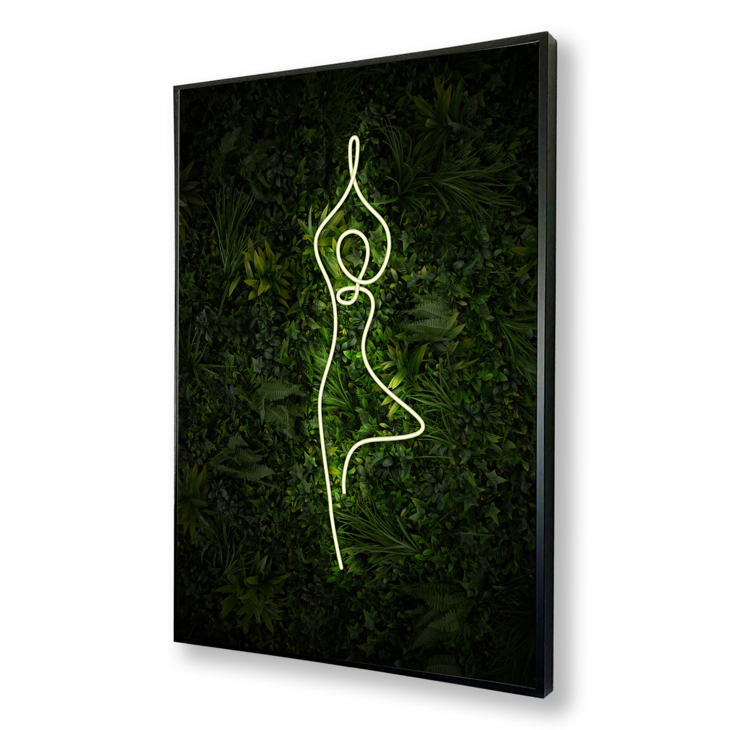 Yoga Tree Pose Neon