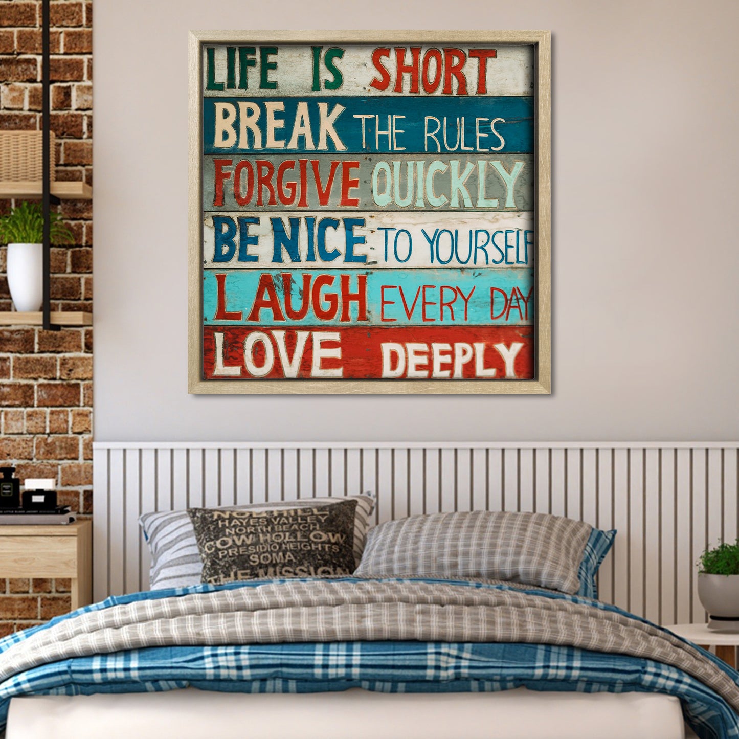 Life is Short Beach Sign