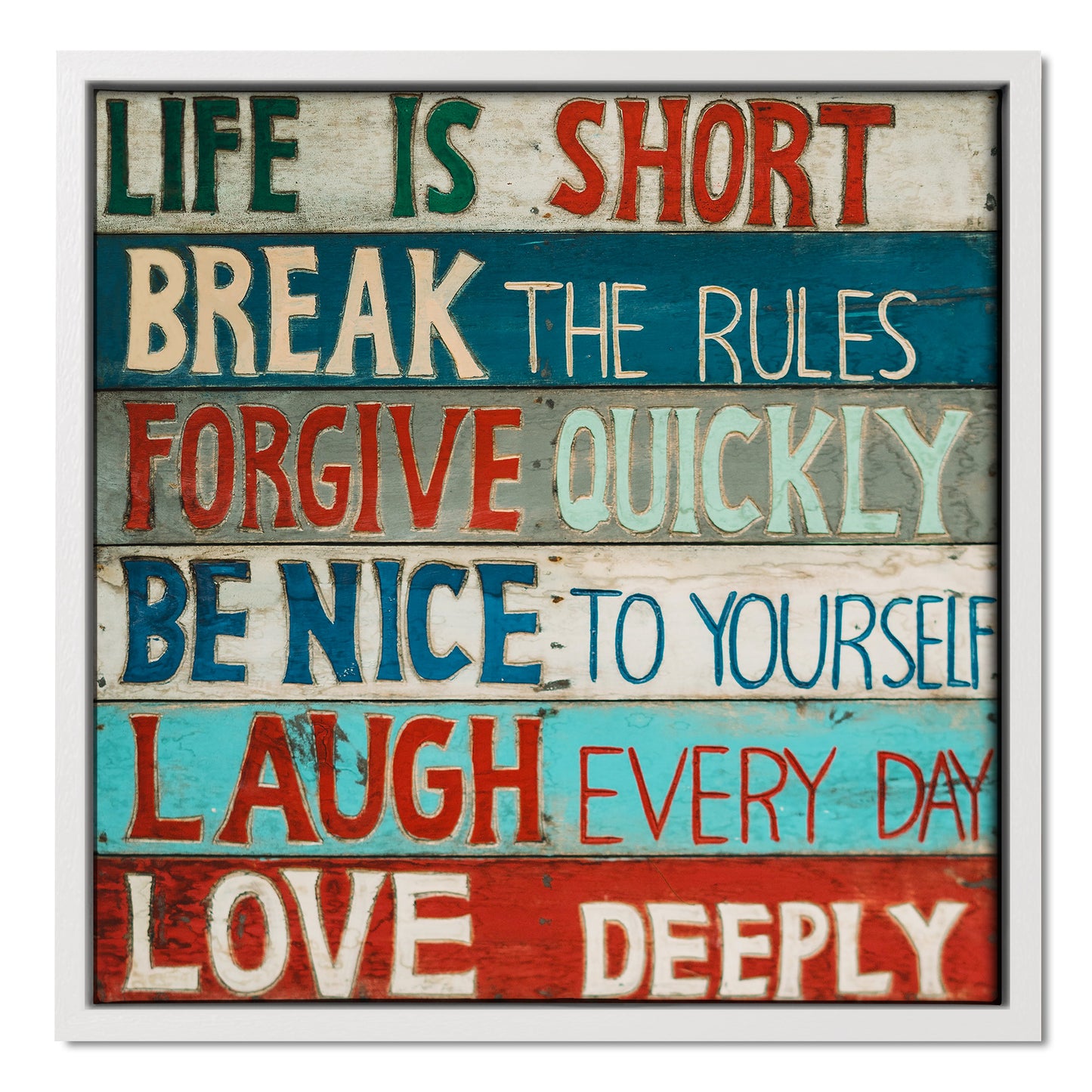 Life is Short Beach Sign