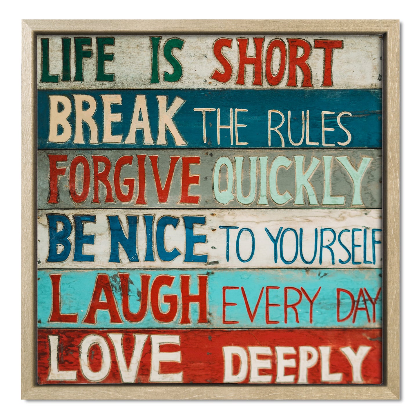 Life is Short Beach Sign