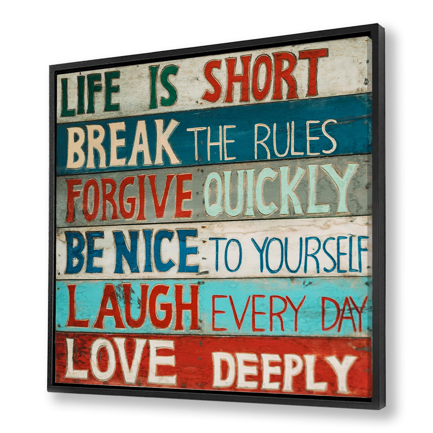 Life is Short Beach Sign