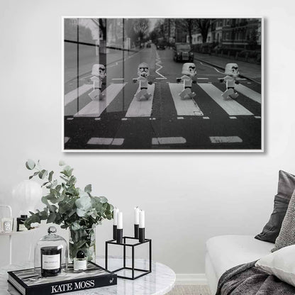 Stormtroopers Abbey Road Acrylic Art Print