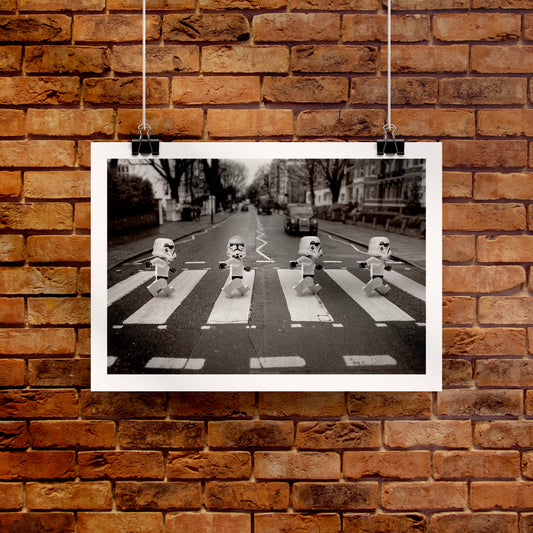 Stormtroopers Abbey Road Art Print