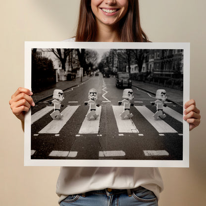 Stormtroopers Abbey Road Art Print