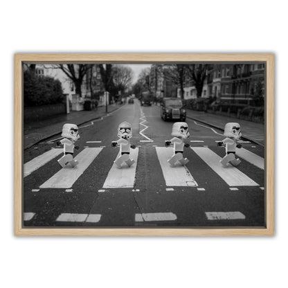 Stormtroopers Abbey Road Canvas Art