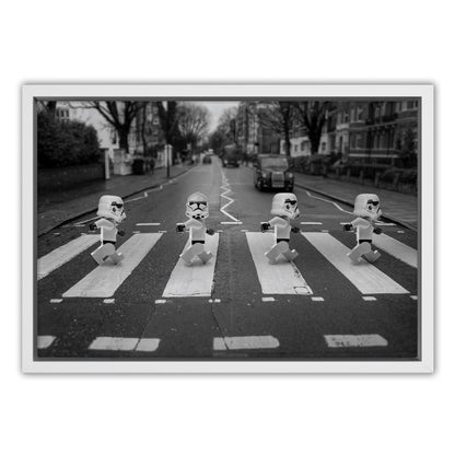 Stormtroopers Abbey Road Canvas Art