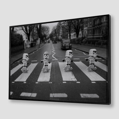 Stormtroopers Abbey Road Canvas Art