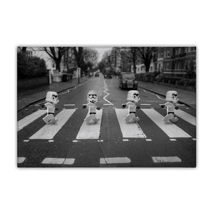 Stormtroopers Abbey Road Canvas Art