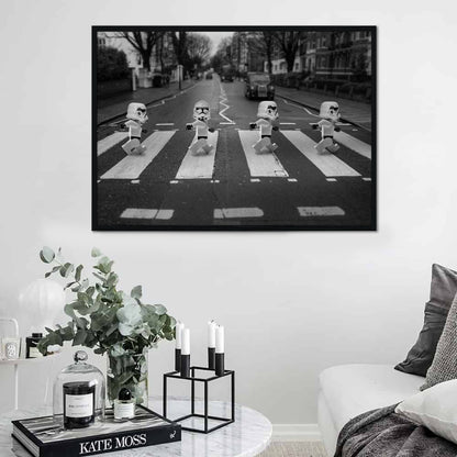 Stormtroopers Abbey Road Canvas Art
