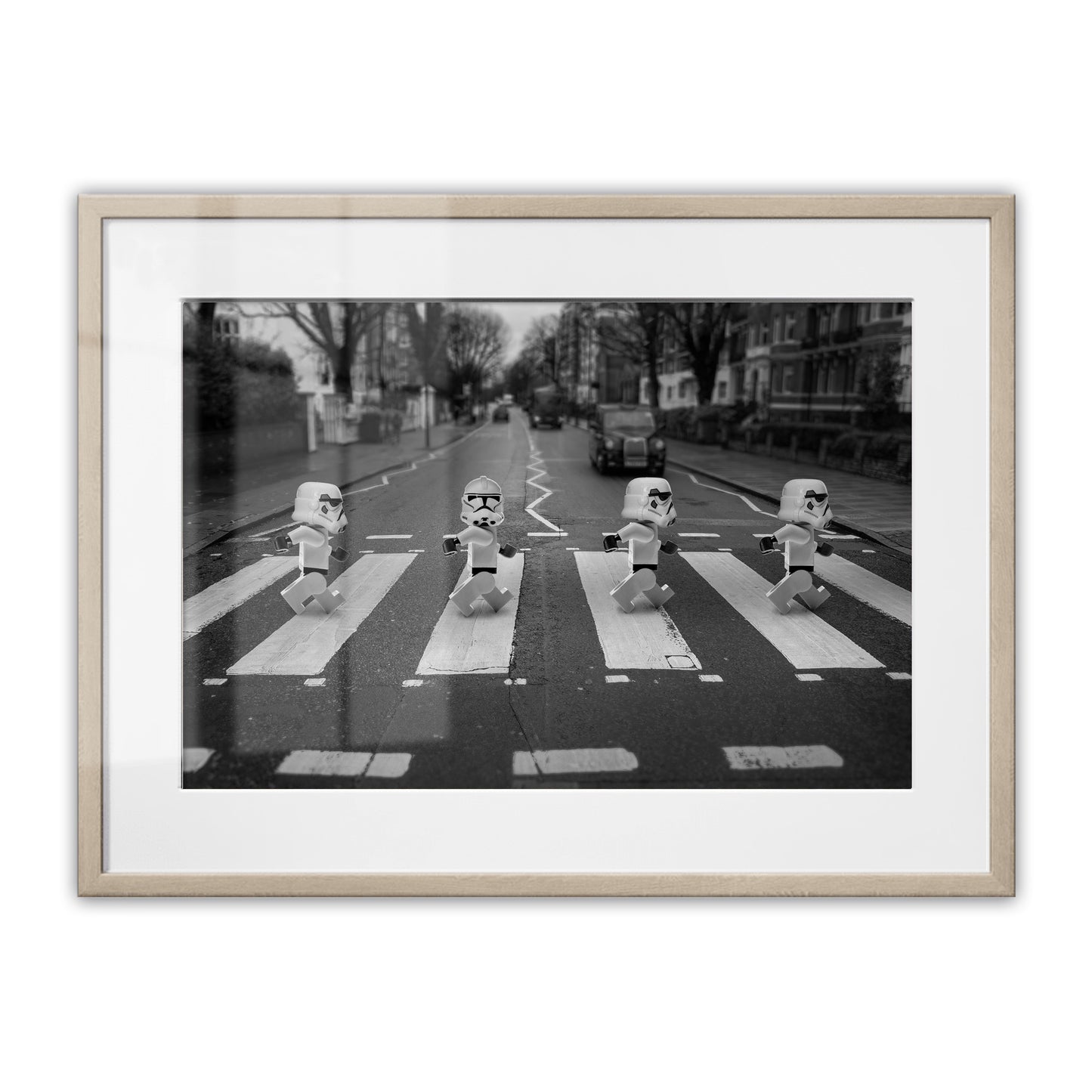 Stormtroopers Abbey Road Framed Art Print