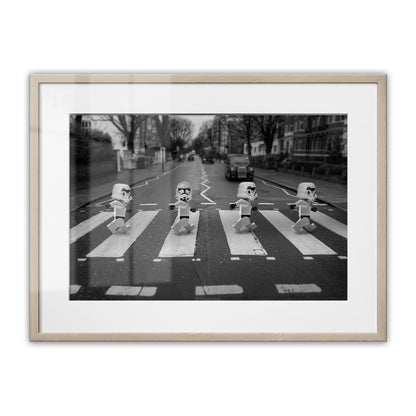 Stormtroopers Abbey Road Framed Art Print
