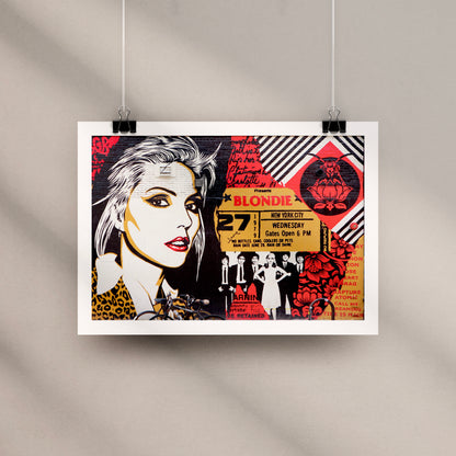 Blondie NYC 1979 Art Print