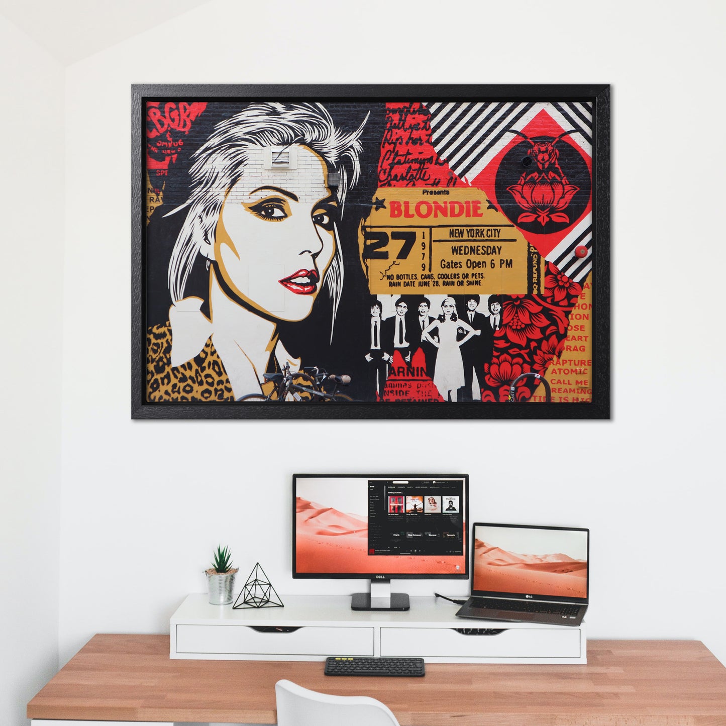 Blondie NYC 1979 Canvas Art