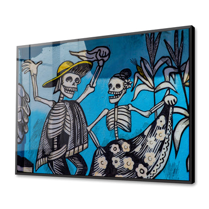Dancing Bones Acrylic Art Print