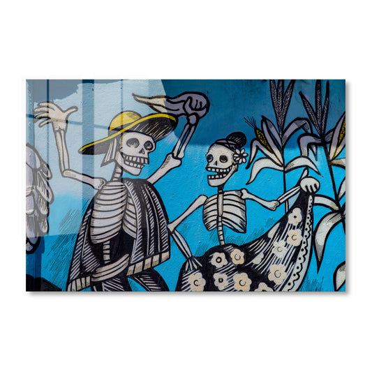 Dancing Bones Acrylic Art Print