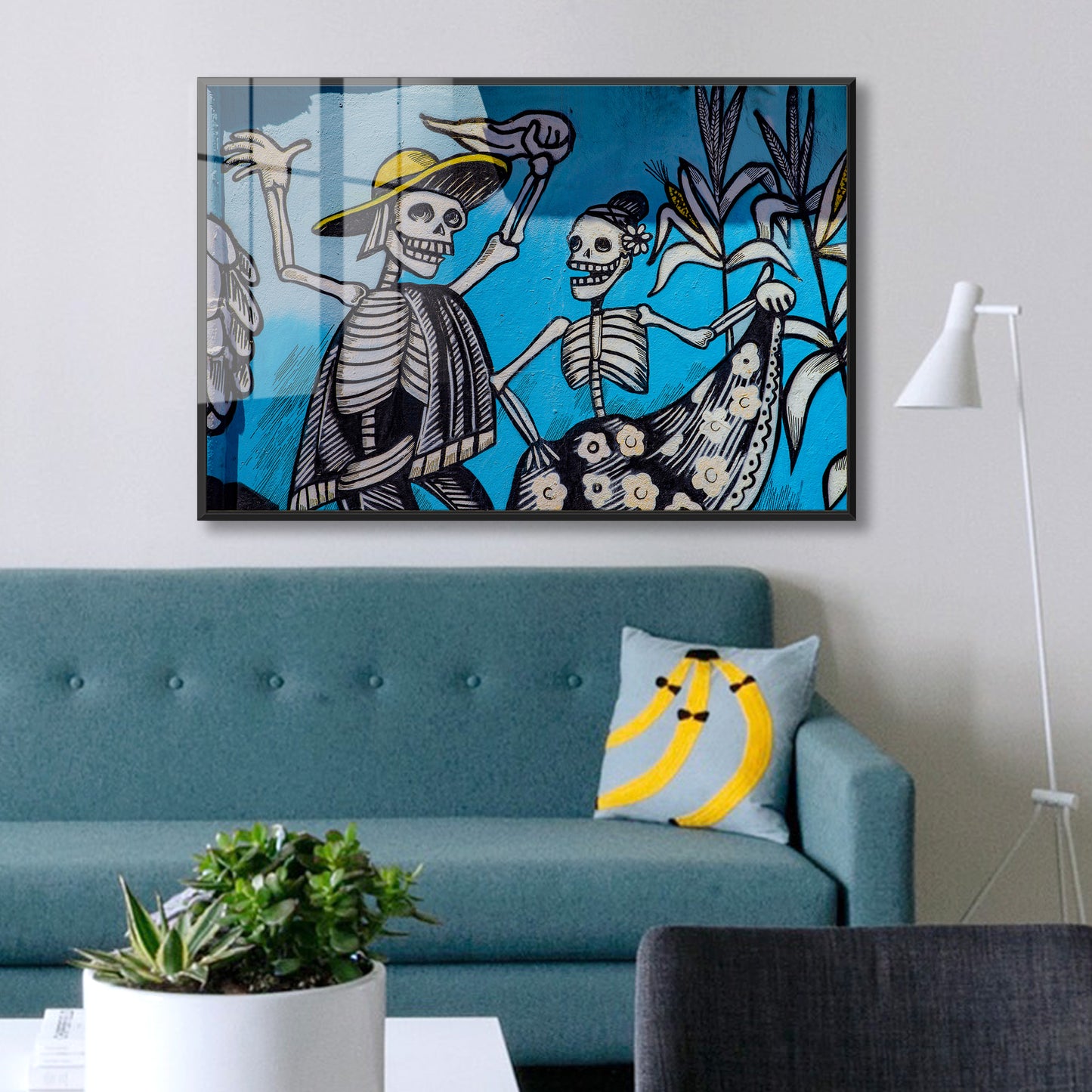Dancing Bones Acrylic Art Print