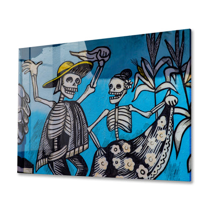Dancing Bones Acrylic Art Print
