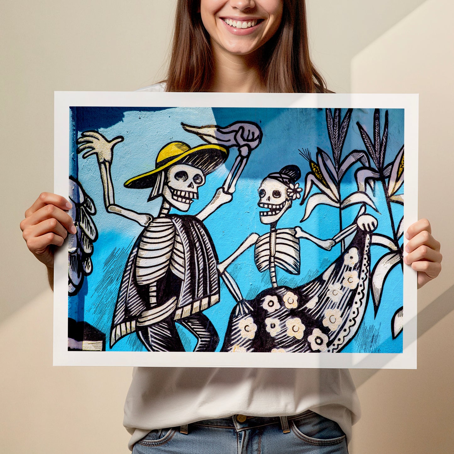 Dancing Bones Art Print