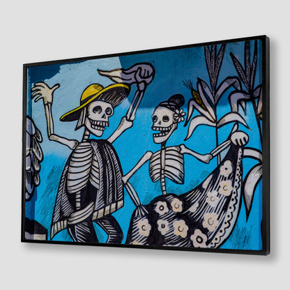 Dancing Bones Canvas Art