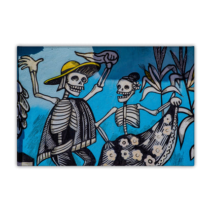 Dancing Bones Canvas Art