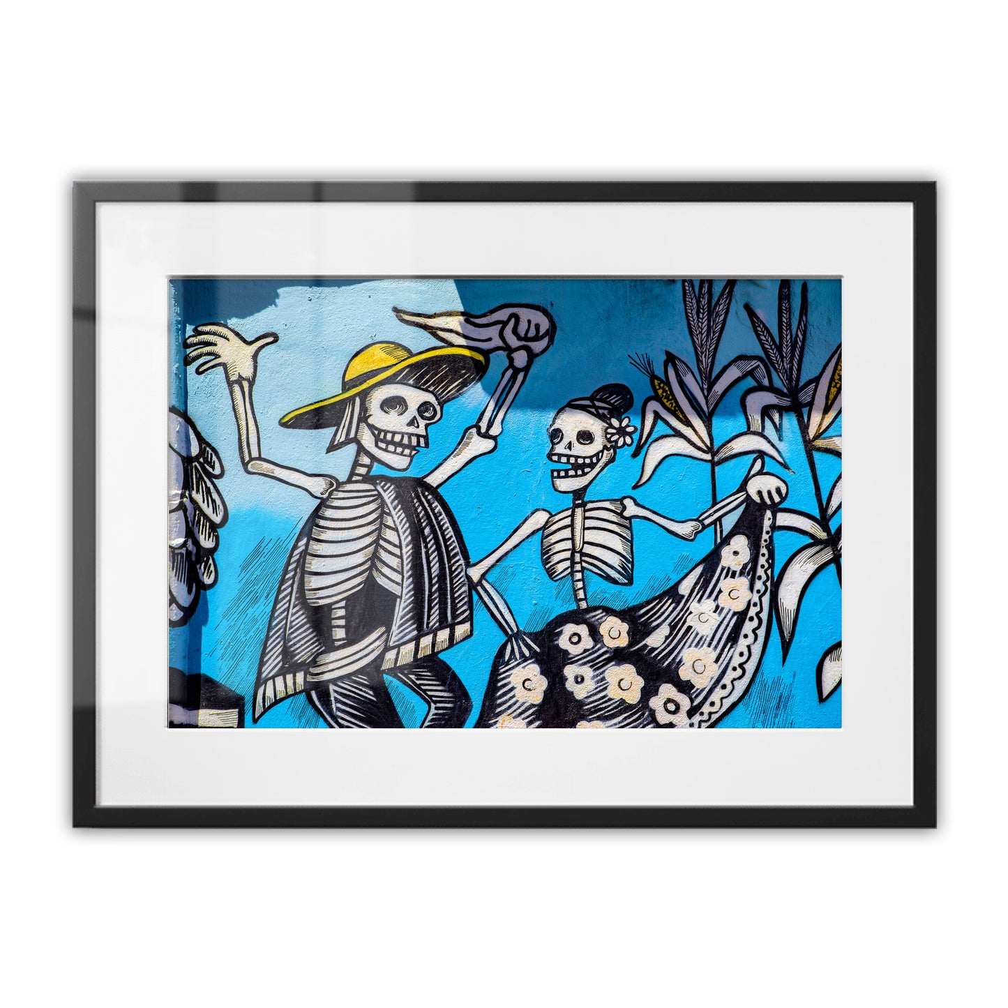 Dancing Bones Framed Art Print