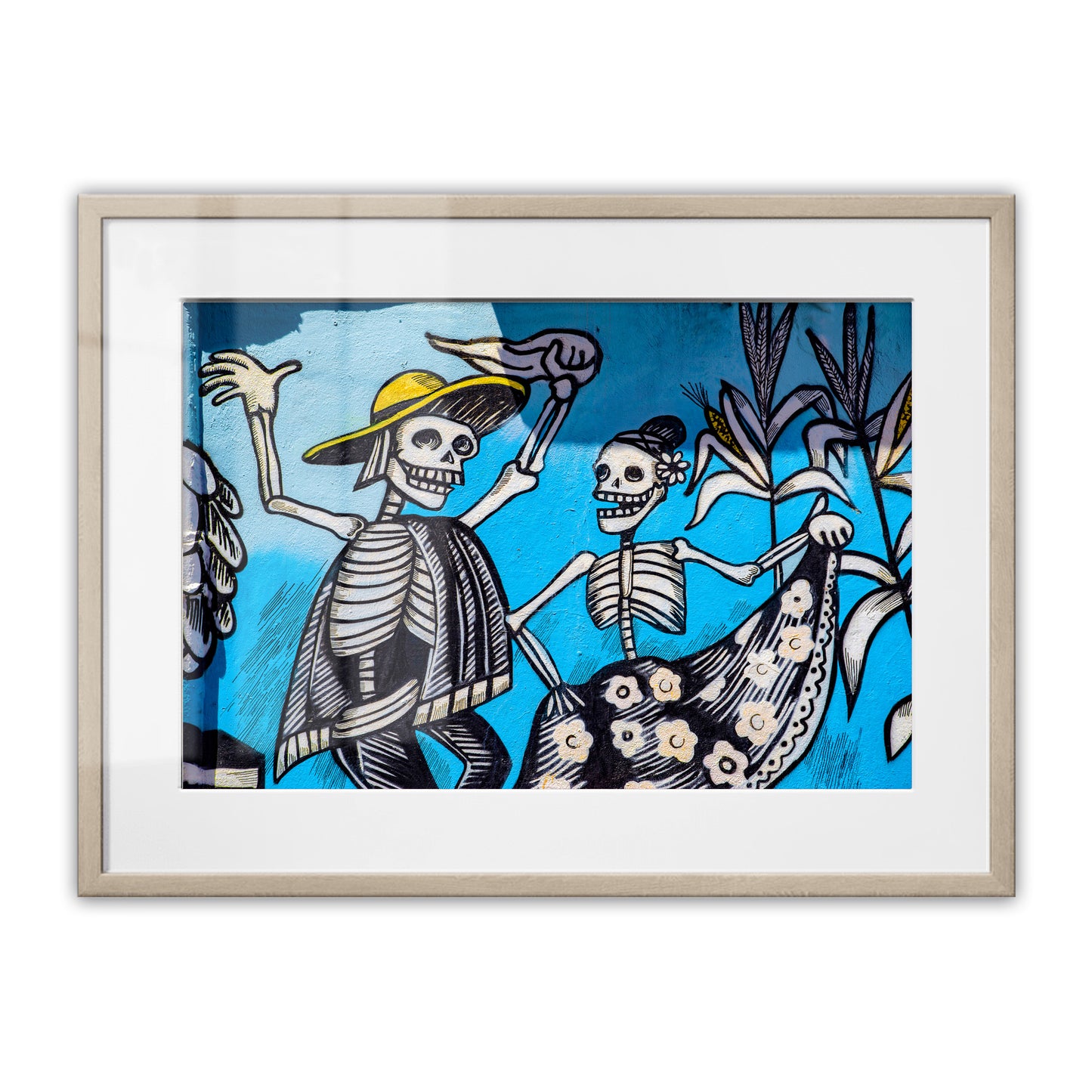 Dancing Bones Framed Art Print