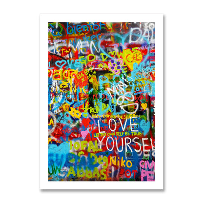 Love Yourself Graffiti Art Print