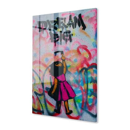 Dream Big Girl Acrylic Art Print