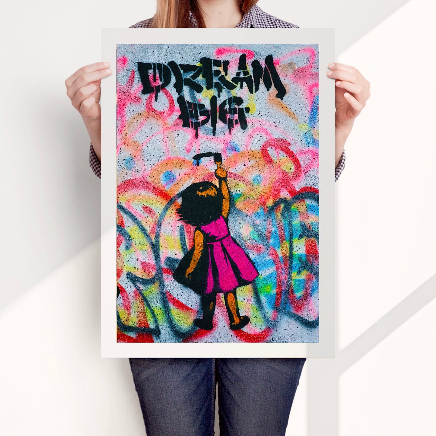Dream Big Girl Art Print