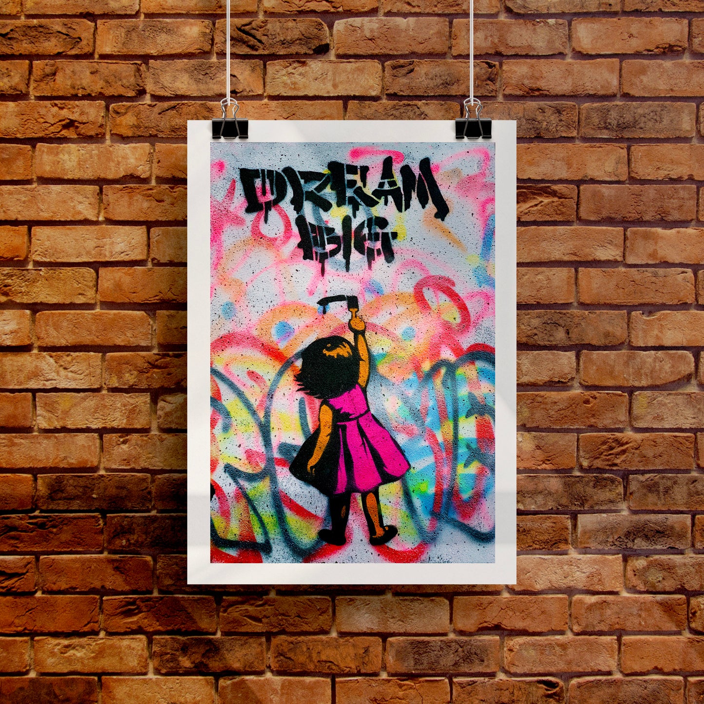 Dream Big Girl Art Print