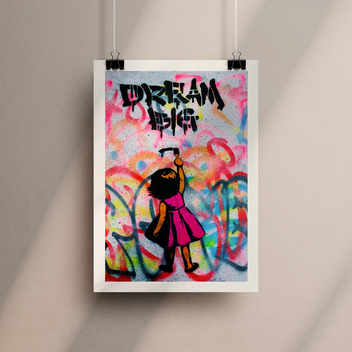 Dream Big Girl Art Print