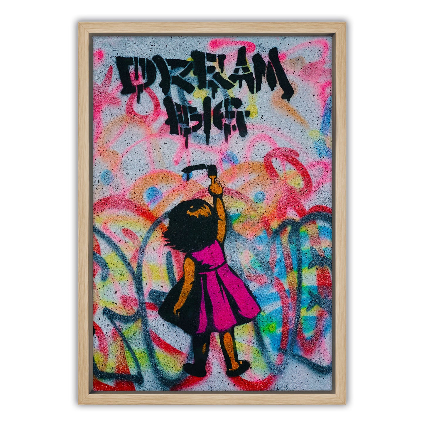 Dream Big Girl Canvas Art