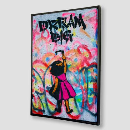 Dream Big Girl Canvas Art