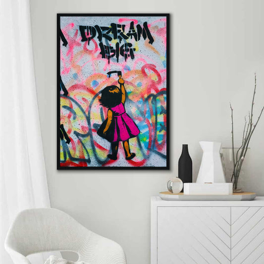 Dream Big Girl Canvas Art