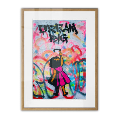 Dream Big Girl Framed Art Print