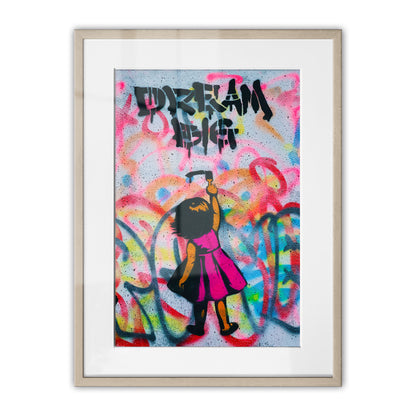 Dream Big Girl Framed Art Print
