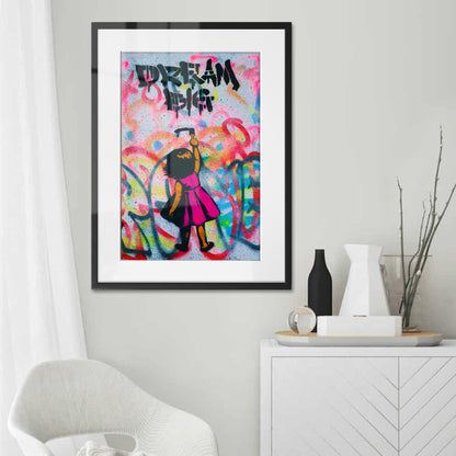 Dream Big Girl Framed Art Print