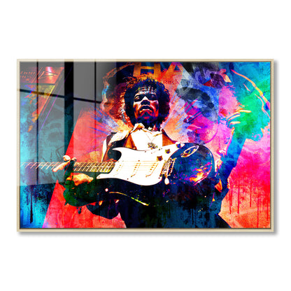 Jimi Hendrix Acrylic Art Print