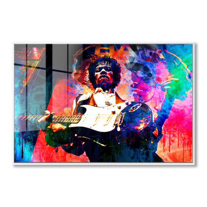 Jimi Hendrix Acrylic Art Print