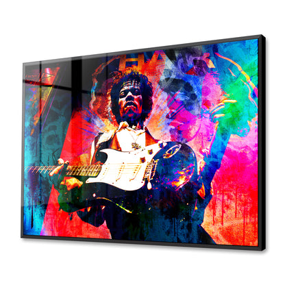 Jimi Hendrix Acrylic Art Print