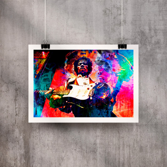 Jimi Hendrix Art Print