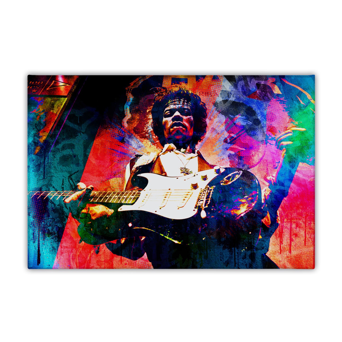Jimi Hendrix Canvas Art