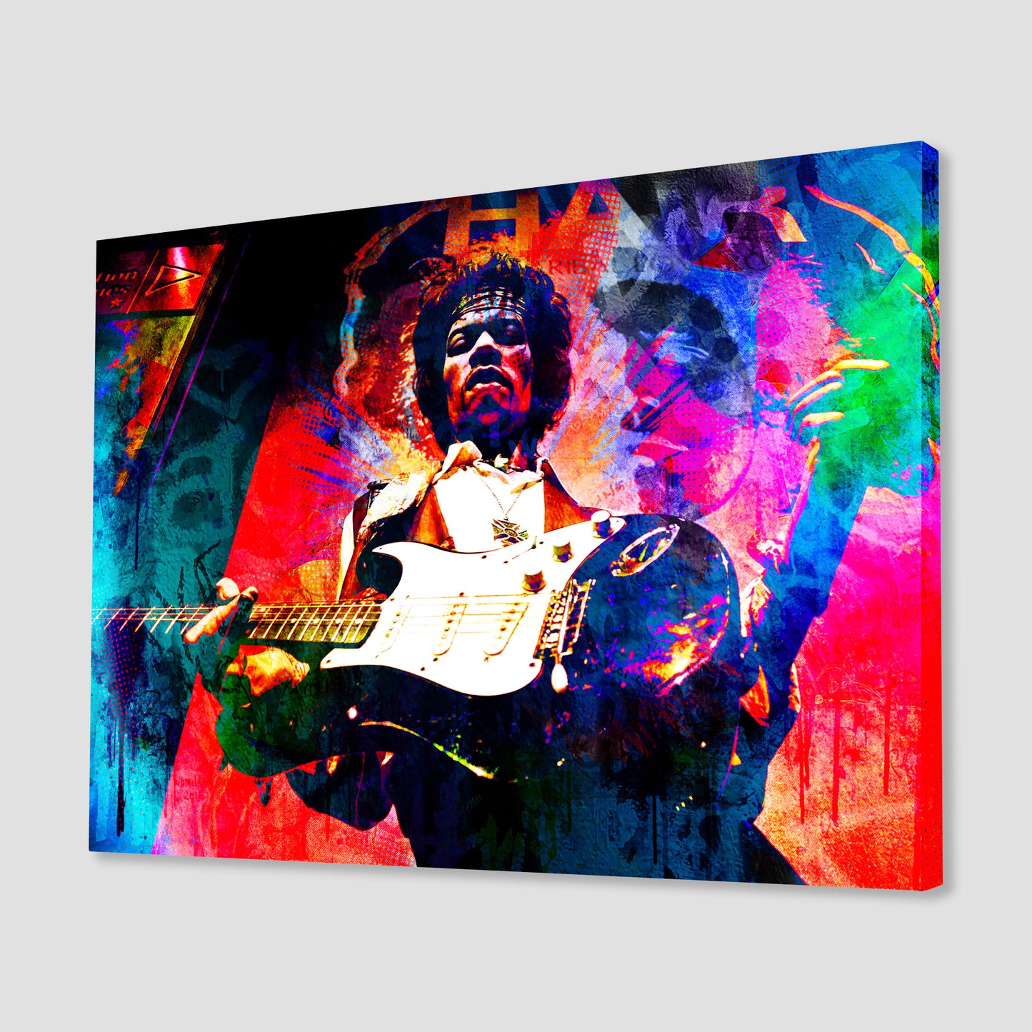 Jimi Hendrix Canvas Art