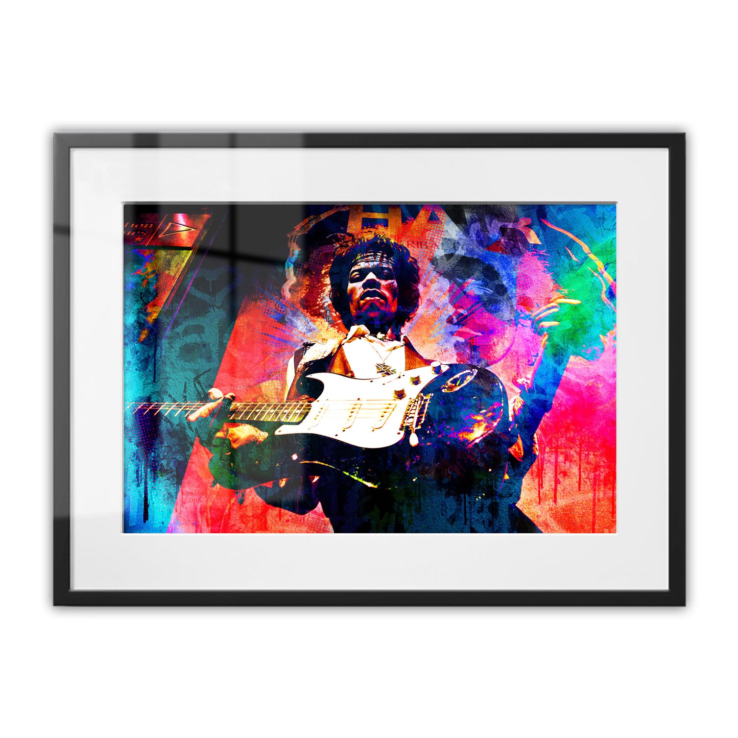 Jimi Hendrix Framed Art Print