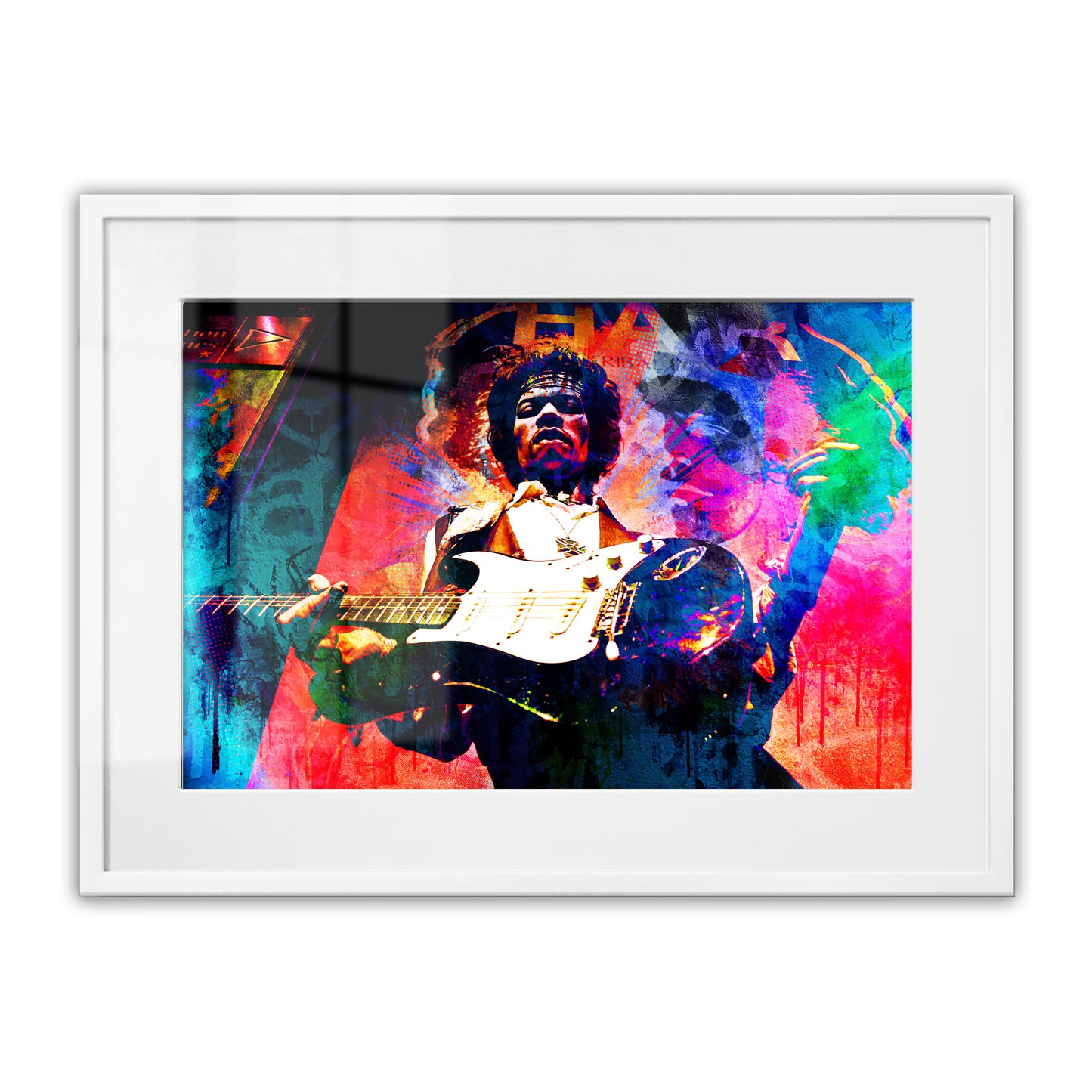 Jimi Hendrix Framed Art Print