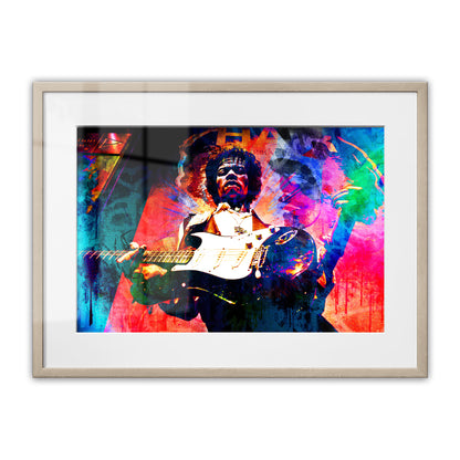 Jimi Hendrix Framed Art Print
