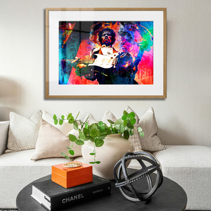 Jimi Hendrix Framed Art Print